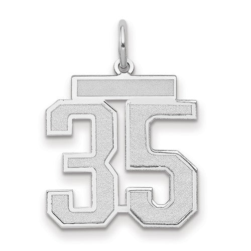 14kw-medium-satin-number-35-charm-SolomonJeweler-Wichita-KS-CustomJewelry
