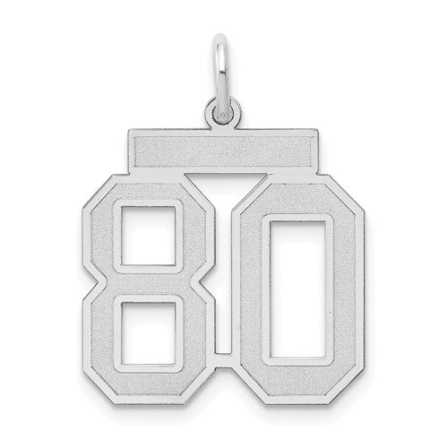 14kw-medium-satin-number-80-charm-SolomonJeweler-Wichita-KS-CustomJewelry
