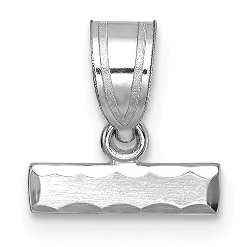 14kw-small-brushed-diamond-cut-number-top-charm-SolomonJeweler-Wichita-KS-CustomJewelry