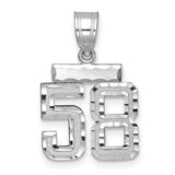 14kw-small-brushed-diamond-cut-number-58-charm-SolomonJeweler-Wichita-KS-CustomJewelry
