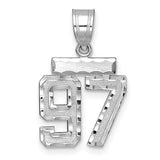 14kw-small-brushed-diamond-cut-number-97-charm-SolomonJeweler-Wichita-KS-CustomJewelry