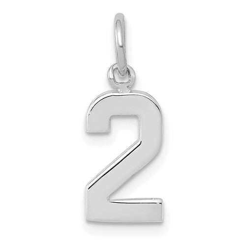 14kw-small-polished-number-2-charm-SolomonJeweler-Wichita-KS-CustomJewelry