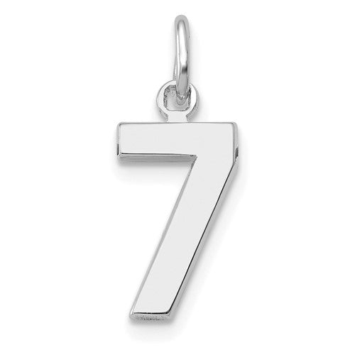 14kw-small-polished-number-7-charm-SolomonJeweler-Wichita-KS-CustomJewelry