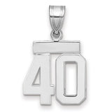 14kw-small-polished-number-40-charm-SolomonJeweler-Wichita-KS-CustomJewelry