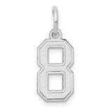 14kw-small-satin-number-8-charm-SolomonJeweler-Wichita-KS-CustomJewelry