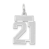 14kw-small-satin-number-21-charm-SolomonJeweler-Wichita-KS-CustomJewelry