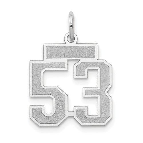 14kw-small-satin-number-53-charm-SolomonJeweler-Wichita-KS-CustomJewelry
