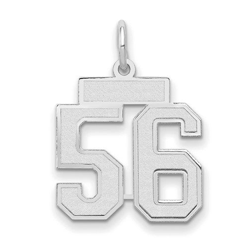 14kw-small-satin-number-56-charm-SolomonJeweler-Wichita-KS-CustomJewelry