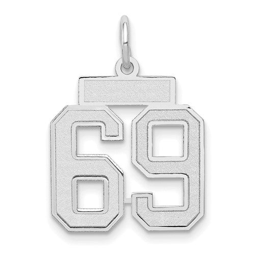 14kw-small-satin-number-69-charm-SolomonJeweler-Wichita-KS-CustomJewelry