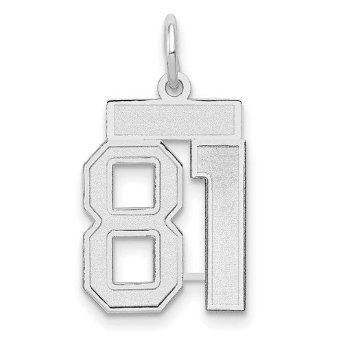 14kw-small-satin-number-81-charm-SolomonJeweler-Wichita-KS-CustomJewelry