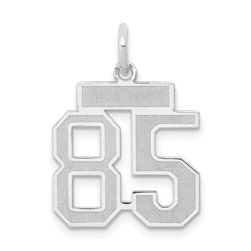 14kw-small-satin-number-85-charm-SolomonJeweler-Wichita-KS-CustomJewelry