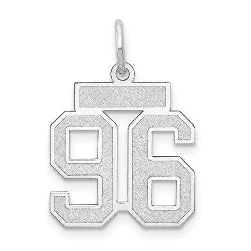 14kw-small-satin-number-96-charm-SolomonJeweler-Wichita-KS-CustomJewelry