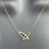 1/10 CT. T.W. Diamond Necklace in 18K Gold