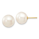 14k-11-12mm-white-button-freshwater-cultured-pearl-stud-post-earrings-SolomonJeweler-Wichita-KS-CustomJewelry