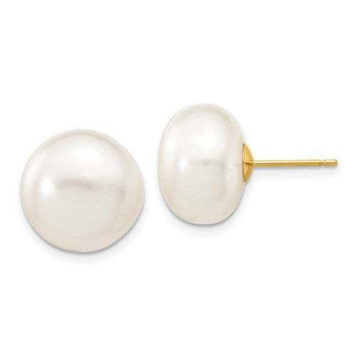 14k-12-13mm-white-button-freshwater-cultured-pearl-stud-post-earrings-SolomonJeweler-Wichita-KS-CustomJewelry