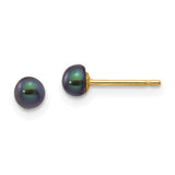 14k-3-4mm-black-button-fw-cultured-pearl-stud-post-earrings-SolomonJeweler-Wichita-KS-CustomJewelry