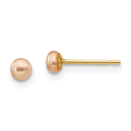 14k-3-4mm-pink-button-fw-cultured-pearl-stud-post-earrings-SolomonJeweler-Wichita-KS-CustomJewelry