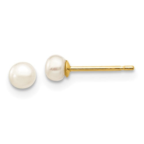 14k-3-4mm-white-button-freshwater-cultured-pearl-stud-post-earrings-SolomonJeweler-Wichita-KS-CustomJewelry