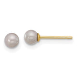 14k-3-4mm-round-grey-freshwater-cultured-pearl-post-earrings-SolomonJeweler-Wichita-KS-CustomJewelry