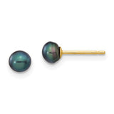 14k-4-5mm-black-button-fw-cultured-pearl-stud-post-earrings-SolomonJeweler-Wichita-KS-CustomJewelry