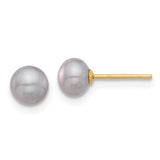 14k-5-6mm-grey-button-fw-cultured-pearl-stud-post-earrings-SolomonJeweler-Wichita-KS-CustomJewelry