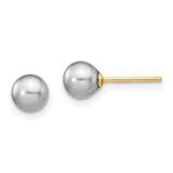 14k-5-6mm-grey-round-freshwater-cultured-pearl-stud-post-earrings-SolomonJeweler-Wichita-KS-CustomJewelry