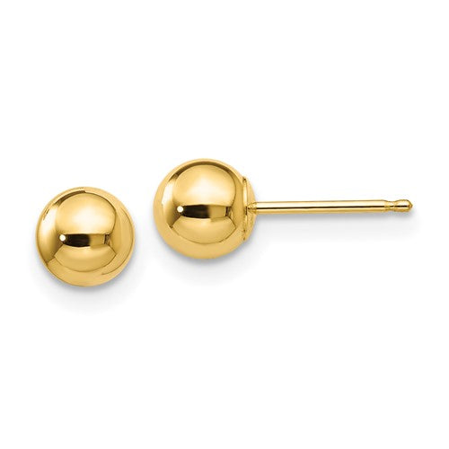 14k-polished-5mm-ball-post-earrings-SolomonJeweler-Wichita-KS-CustomJewelry