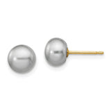14k-6-7mm-grey-button-fw-cultured-pearl-stud-post-earrings-SolomonJeweler-Wichita-KS-CustomJewelry