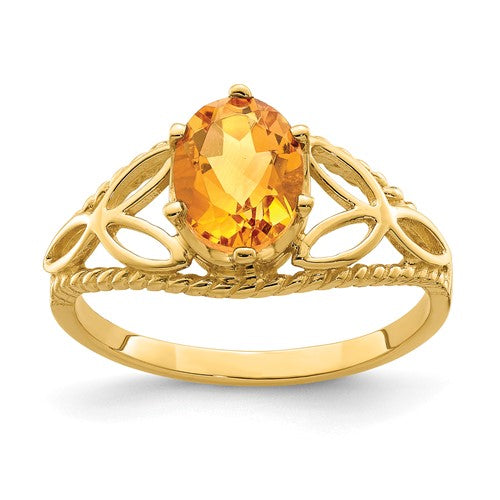 14k-8x6mm-oval-citrine-ring-SolomonJeweler-Wichita-KS-CustomJewelry