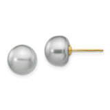 14k-8-9mm-grey-button-fw-cultured-pearl-stud-post-earrings-SolomonJeweler-Wichita-KS-CustomJewelry