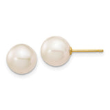 14k-8-9mm-white-round-freshwater-cultured-pearl-stud-post-earrings-SolomonJeweler-Wichita-KS-CustomJewelry