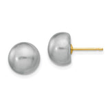 14k-9-10mm-grey-button-fw-cultured-pearl-stud-post-earrings-SolomonJeweler-Wichita-KS-CustomJewelry