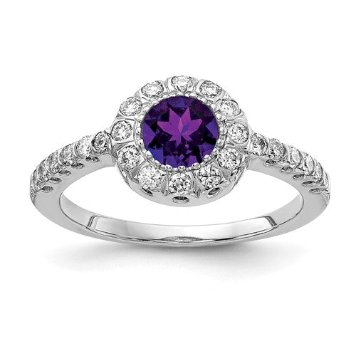 14k-white-gold-5mm-amethyst-aa-diamond-ring-SolomonJeweler-Wichita-KS-CustomJewelry