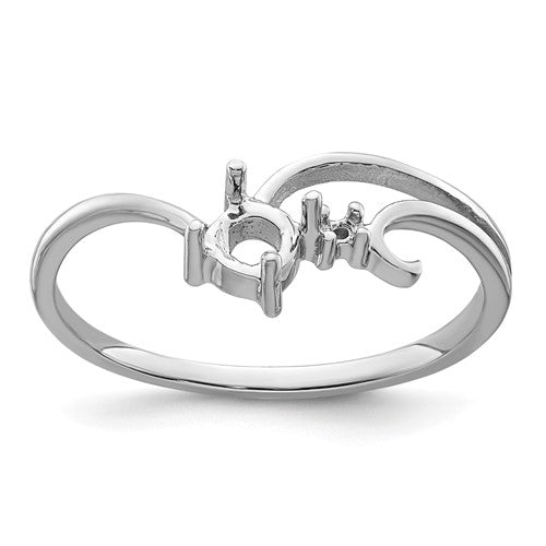 14k-white-gold-polished-01ct-diamond-4mm-round-gemstone-ring-mounting-SolomonJeweler-Wichita-KS-CustomJewelry