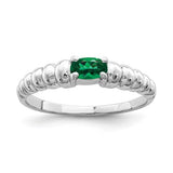 14k white gold oval mount ring with 5x3mm stone from Solomon Jewelers, showcasing detailed craftsmanship and elegant design.