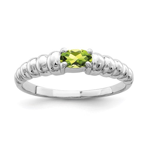 14k-white-gold-5x3mm-oval-peridot-ring-SolomonJeweler-Wichita-KS-CustomJewelry