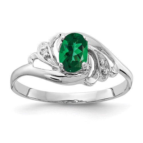 14k white gold oval diamond ring with a 6x4mm St. Helens AA diamond, featuring elegant craftsmanship by Solomon Jewelers