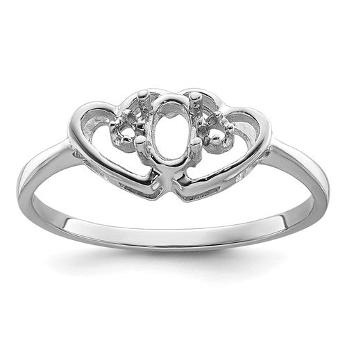 14k-white-gold-polished-03ct-diamond-5x3-oval-gemstone-ring-mounting-SolomonJeweler-Wichita-KS-CustomJewelry