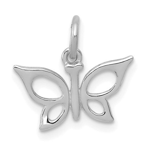 14k-white-gold-polished-butterfly-charm-SolomonJeweler-Wichita-KS-CustomJewelry