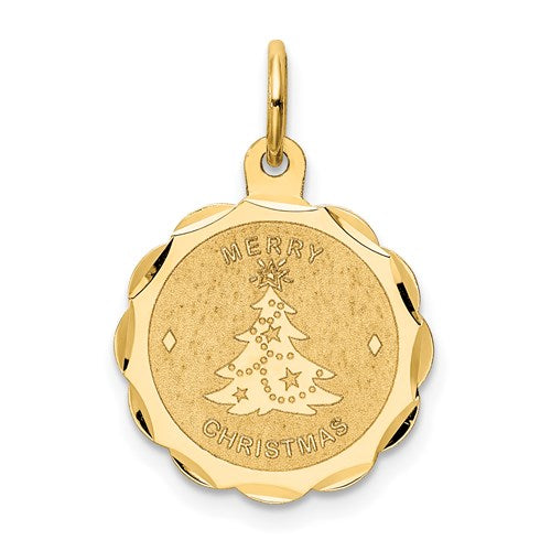 14k-merry-christmas-disc-charm-SolomonJeweler-Wichita-KS-CustomJewelry