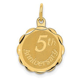 14k-happy-5th-anniversary-charm-SolomonJeweler-Wichita-KS-CustomJewelry