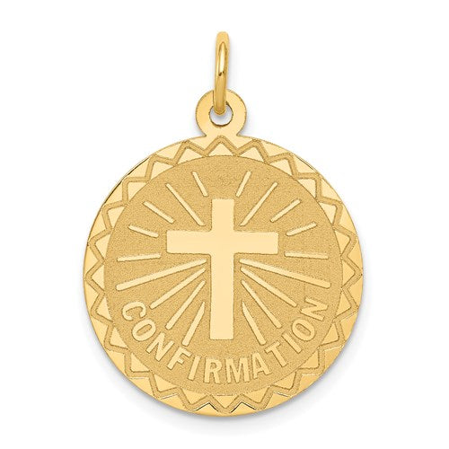 14k-confirmation-disc-charm-SolomonJeweler-Wichita-KS-CustomJewelry