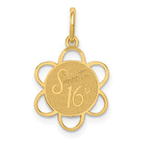 14k-sweet-16-disc-charm-SolomonJeweler-Wichita-KS-CustomJewelry
