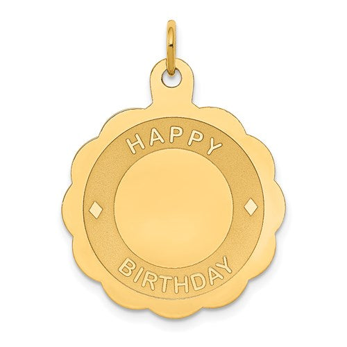 14k-happy-birthday-disc-pendant-SolomonJeweler-Wichita-KS-CustomJewelry