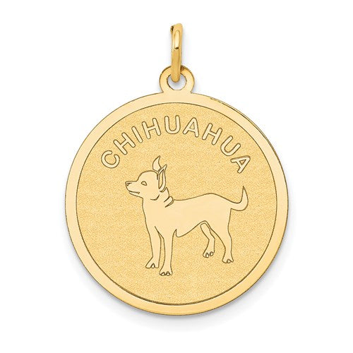 14k-chihuahua-disc-charm-SolomonJeweler-Wichita-KS-CustomJewelry