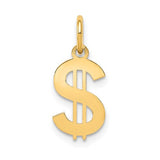14k-polished-dollar-sign-charm-SolomonJeweler-Wichita-KS-CustomJewelry