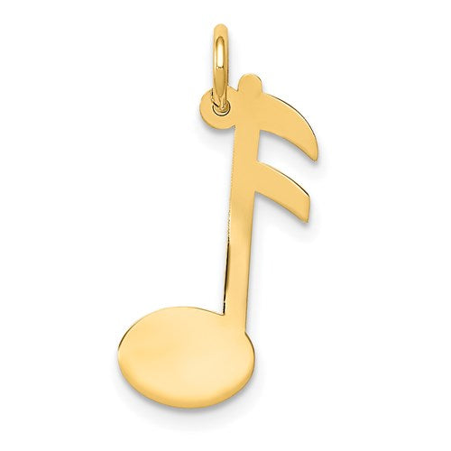 14k-polished-musical-note-charm-SolomonJeweler-Wichita-KS-CustomJewelry