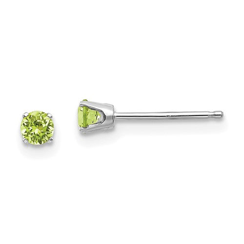 14k-white-gold-3mm-peridot-stud-earrings-SolomonJeweler-Wichita-KS-CustomJewelry
