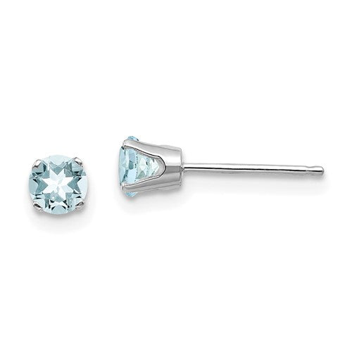 14k-white-gold-4mm-aquamarine-stud-earrings-SolomonJeweler-Wichita-KS-CustomJewelry