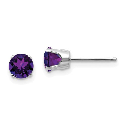 14k-white-gold-5mm-amethyst-stud-earrings-SolomonJeweler-Wichita-KS-CustomJewelry